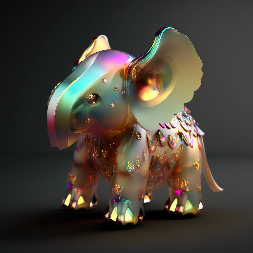 A Surreal Encounter with a Mythical Beast in 32K UHD