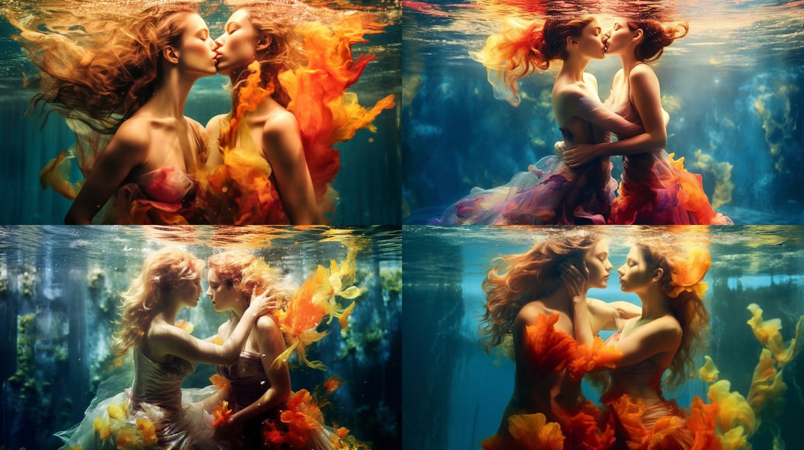 A Tale of Forbidden Love Captured Through Vivid Fashion Photography