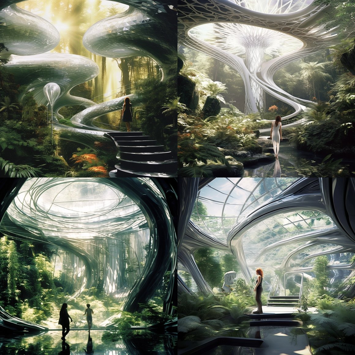 Harmonious Fusion: Bionic Futurism in Organic Architecture