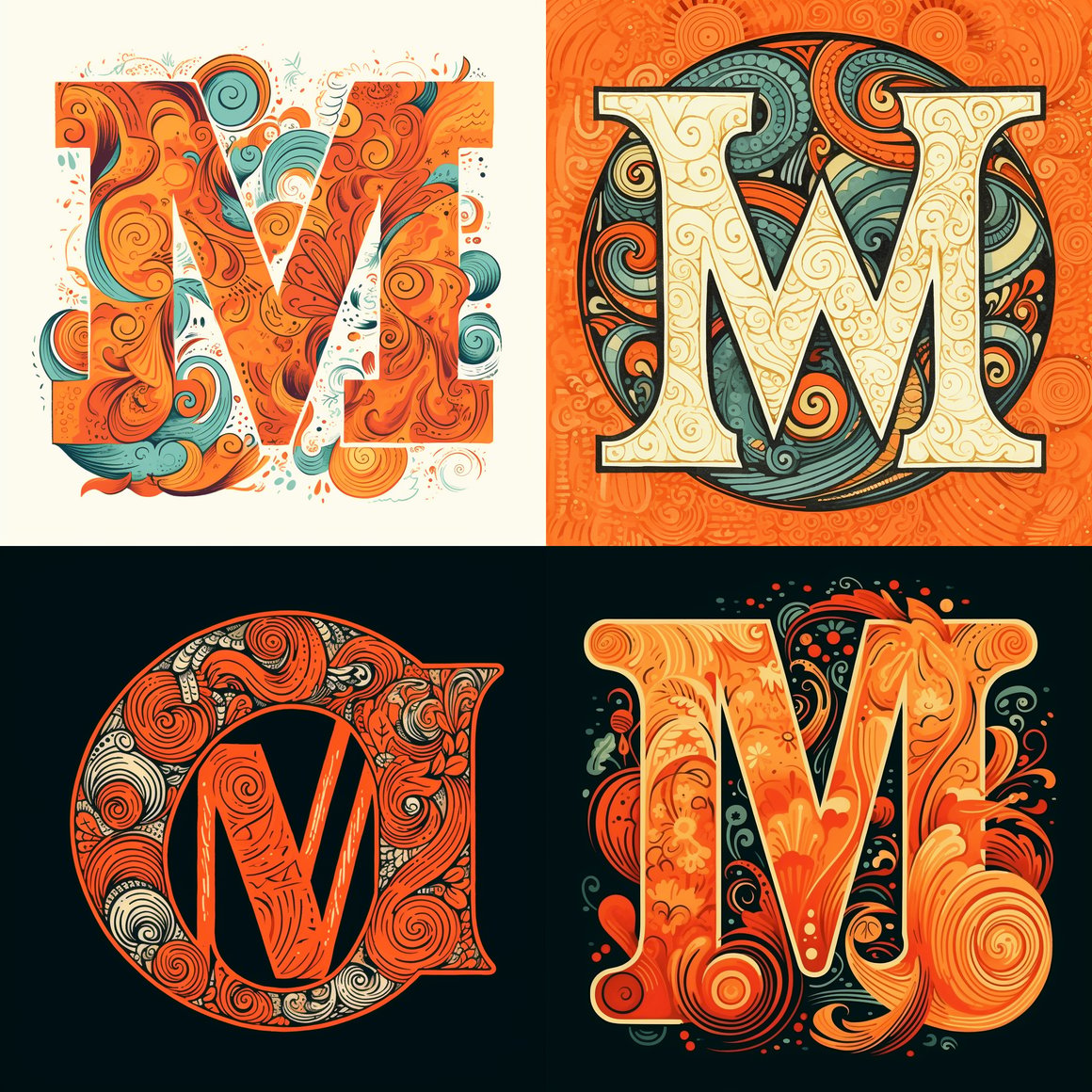 Artistic Journey: Crafting a Creative and Elegant WM Logo