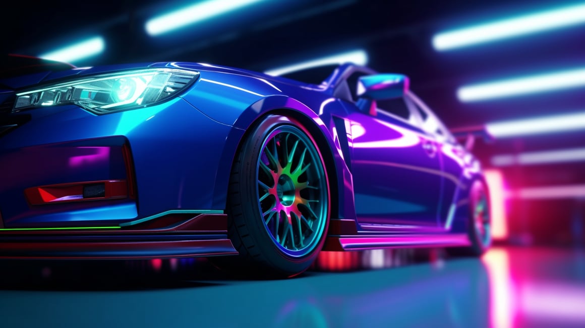 Hyper-Realistic Capture of a JDM Tuner Car Interior