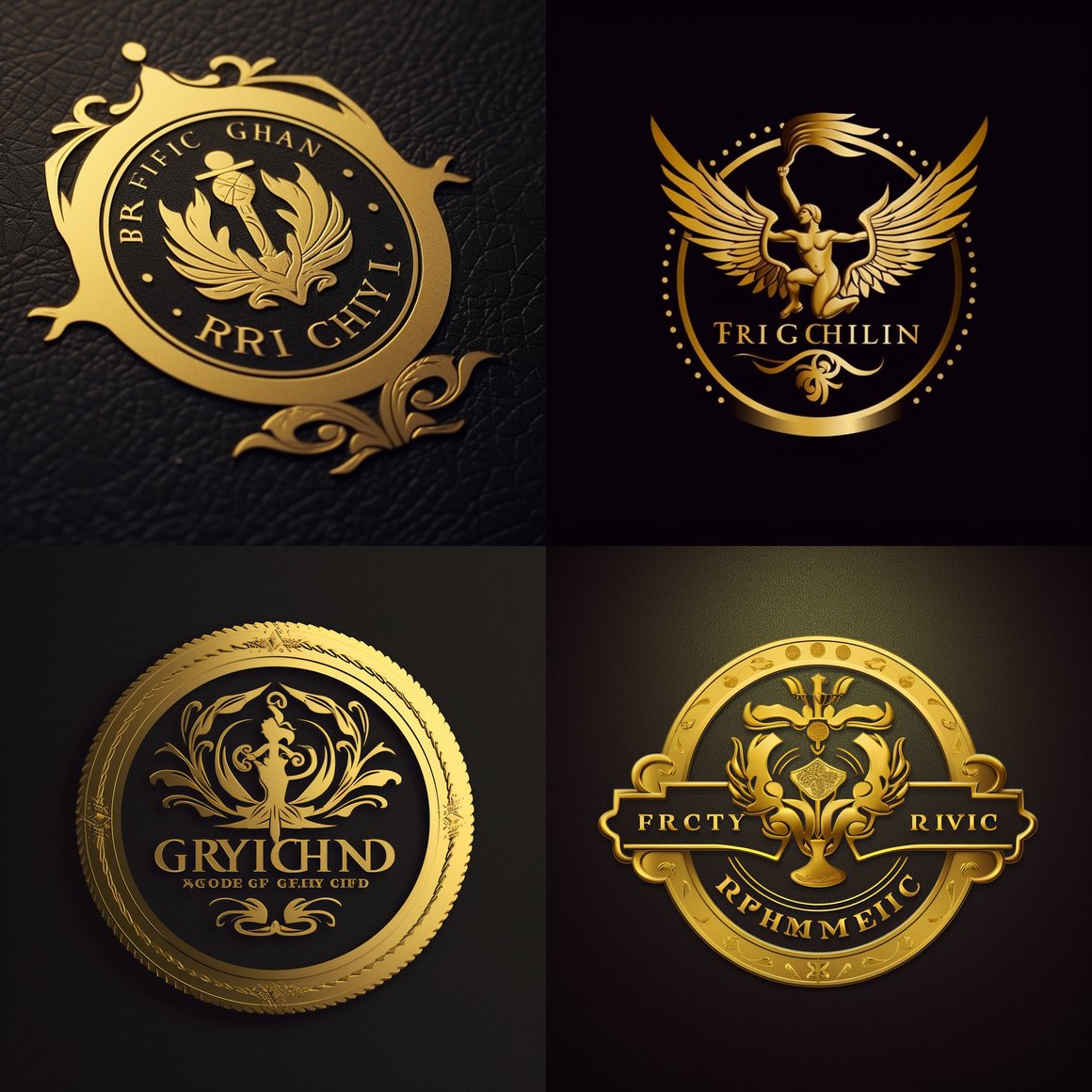 Rich Gold Fitness Gym Logo Design Request