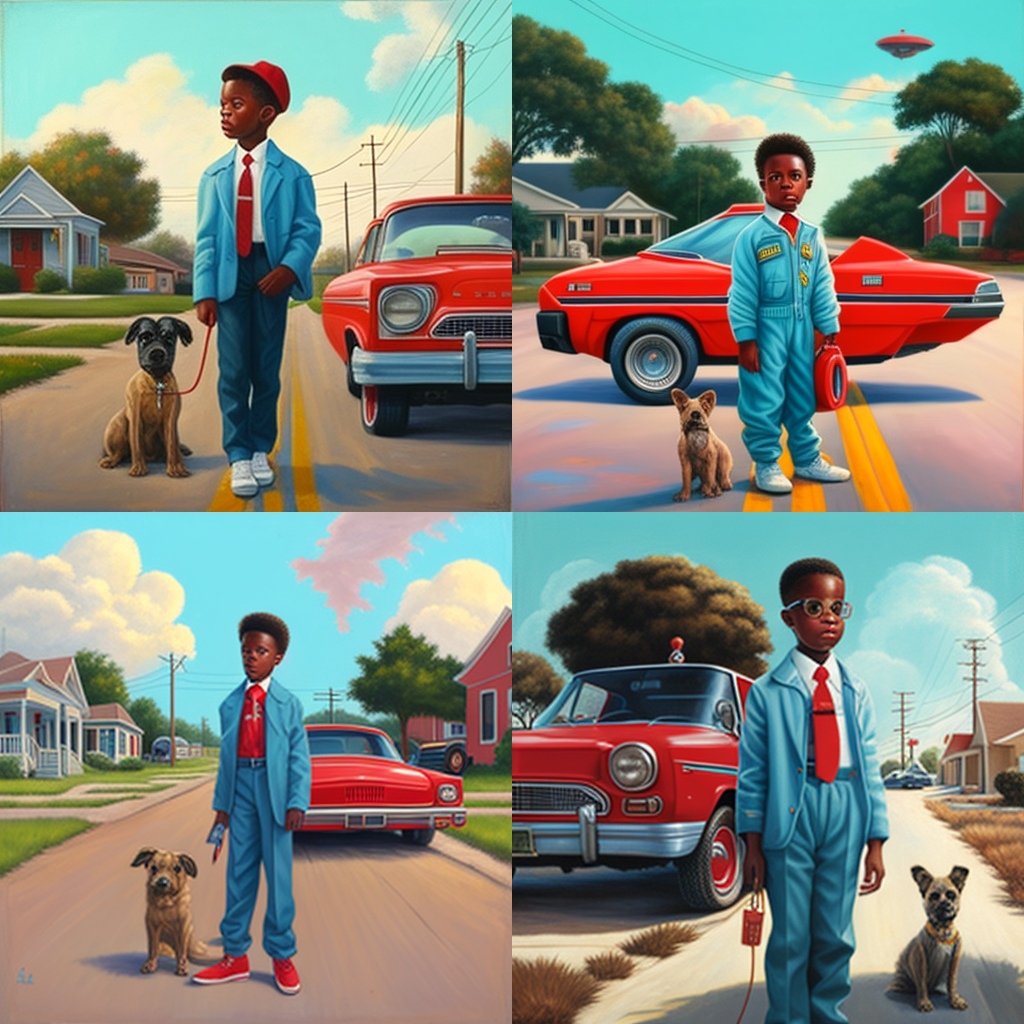 Suburban Extraterrestrial: A Wes Anderson Inspired Portrait