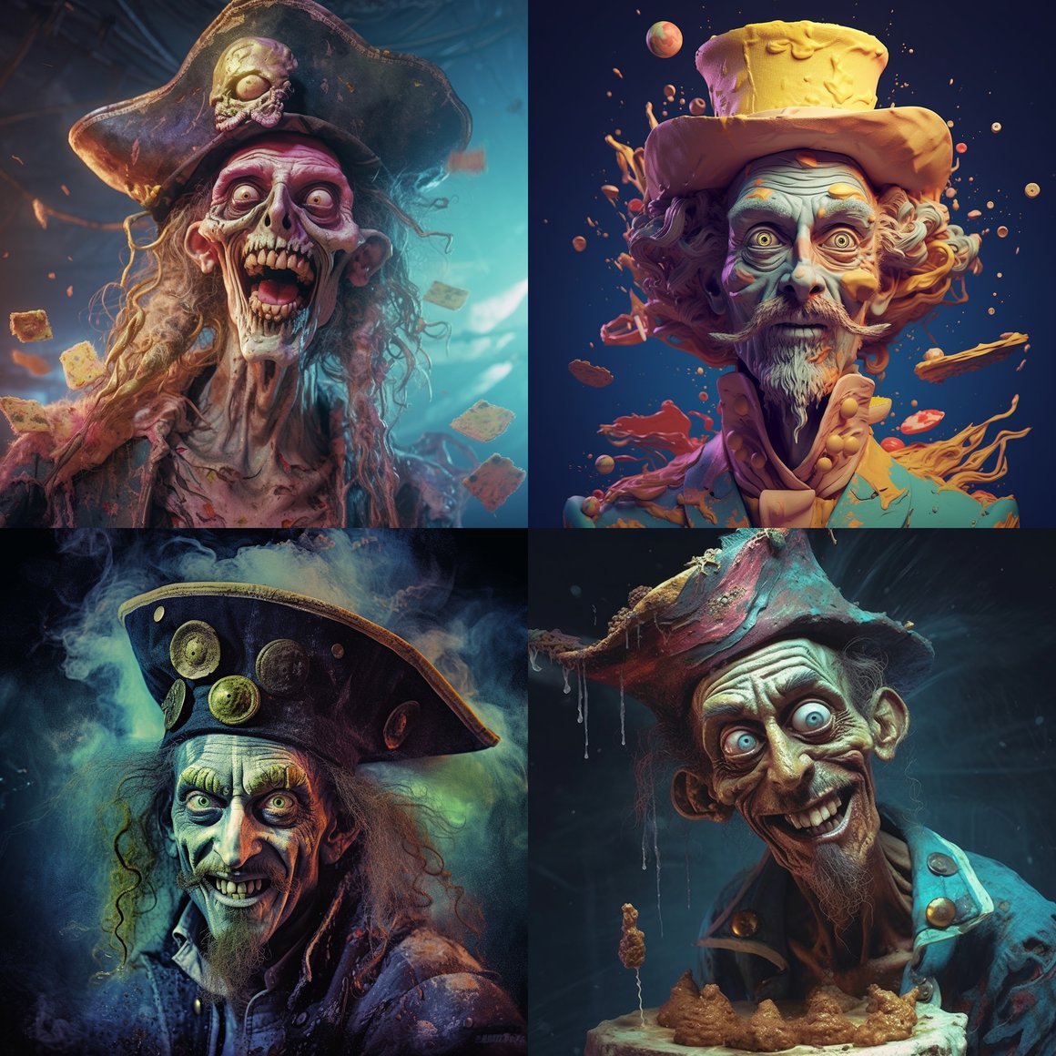 Navigating Dali's Zombie Pirate Nightmare