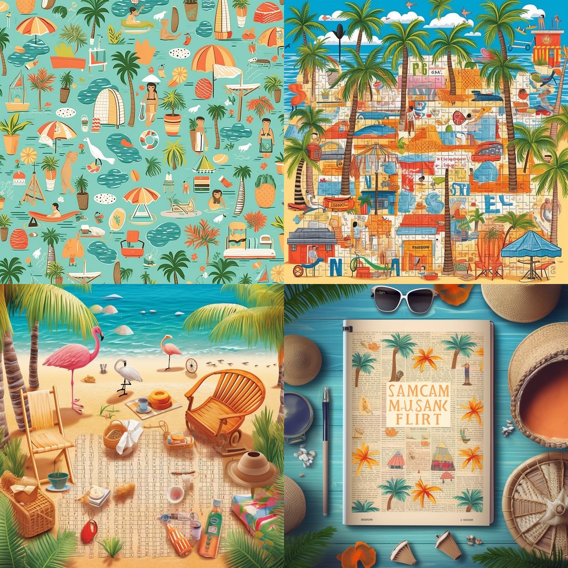 Tropical Getaway: A Summer Word Search Adventure for Adults