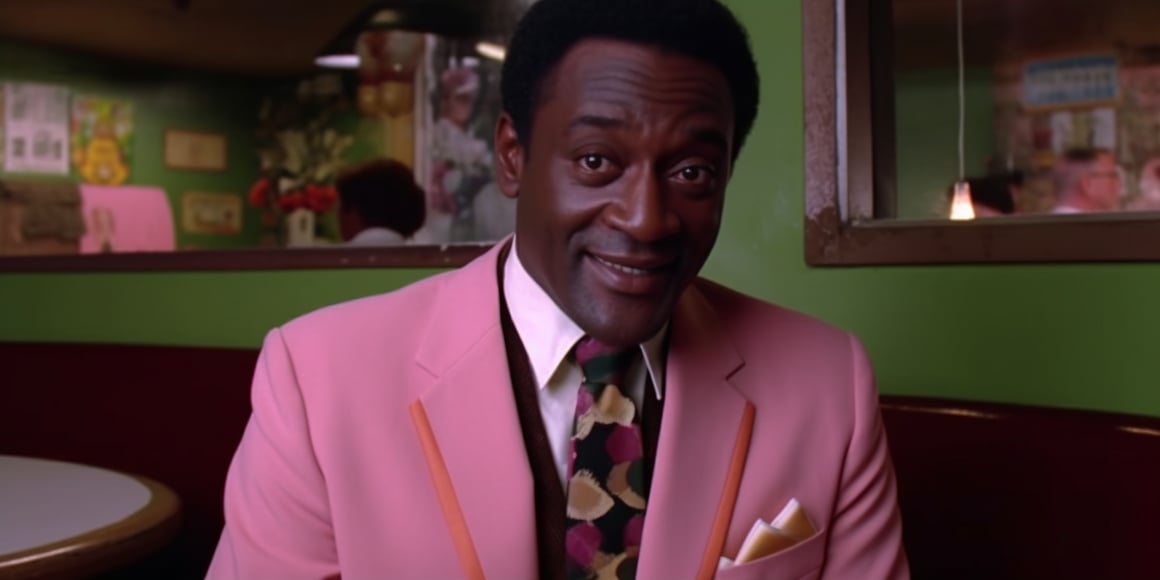 Reverend Ike's Eccentric Performance in 'A TV Evangelist On A Small Weird Stage in a Diner Between Ferns'