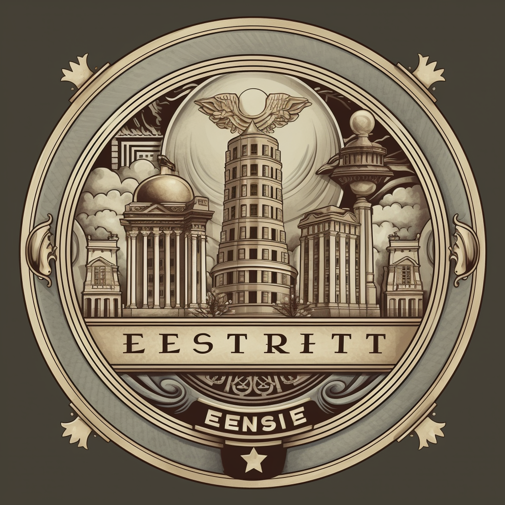 Designing Zeitgeist Bank logo incorporating Art Deco and Greyscale elements