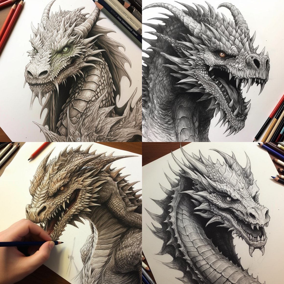 Dessin de Dragon: Guide d'Étapes Intermediaires