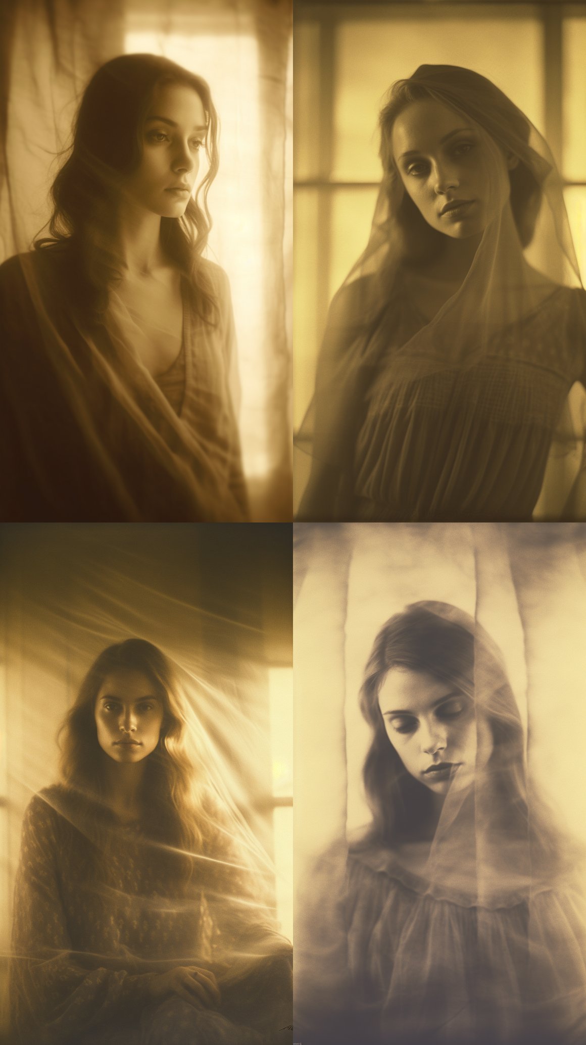 Haunted Elegance: A Mid-Journey Photographic Exploration