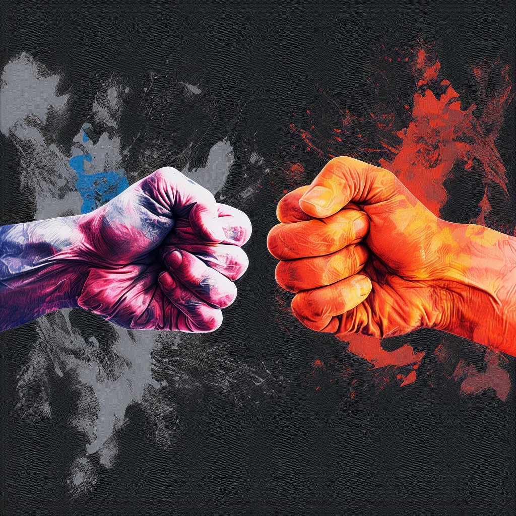 Clash of Styles: Mid-Journey Collision