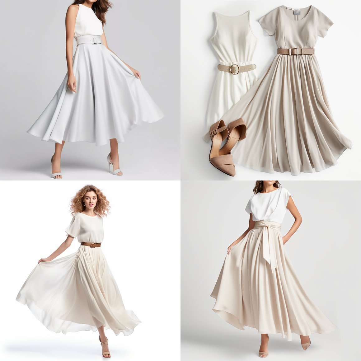 Midi Skirt & Heels Style Snapshot