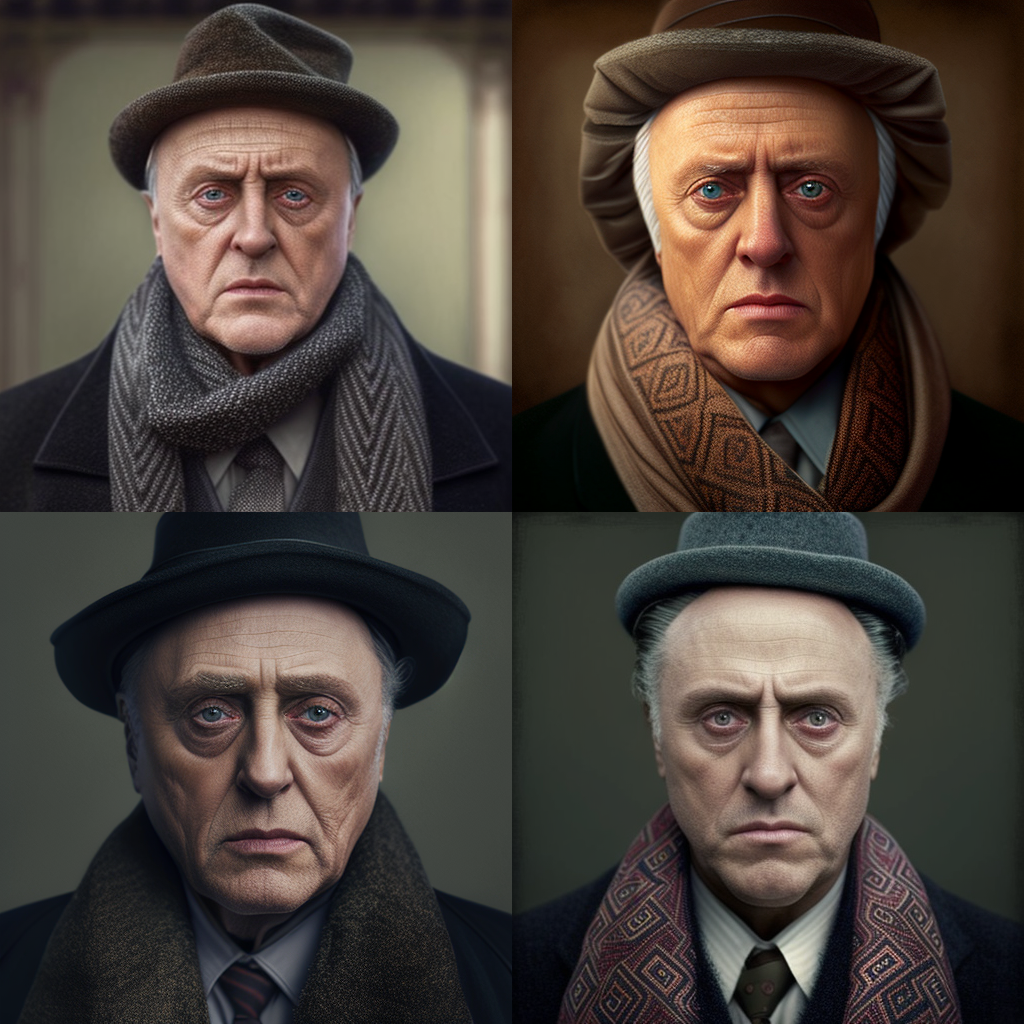 A Surreal Encounter with Christopher Walken and Don Vito Corleone's Doppelganger