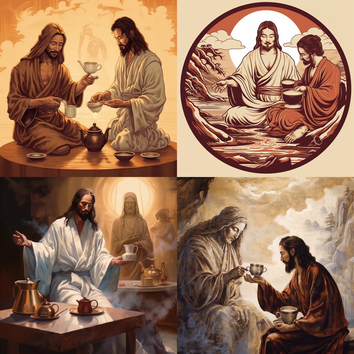 A Supernatural Dialogue Between Christ and Buddha