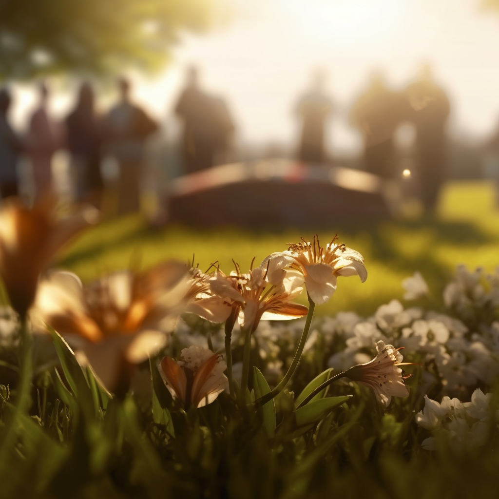 Subtle Bloom Amidst Sorrow