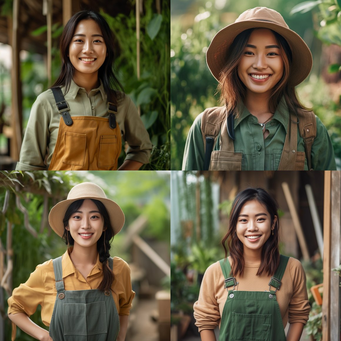 Asian Woman Gardener: Happiness at the Heart of the Journey