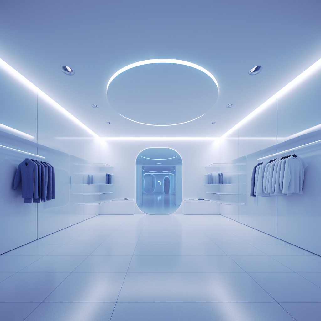 Sublime Spectral Space: Futurist Minimalism in Mid-Journey