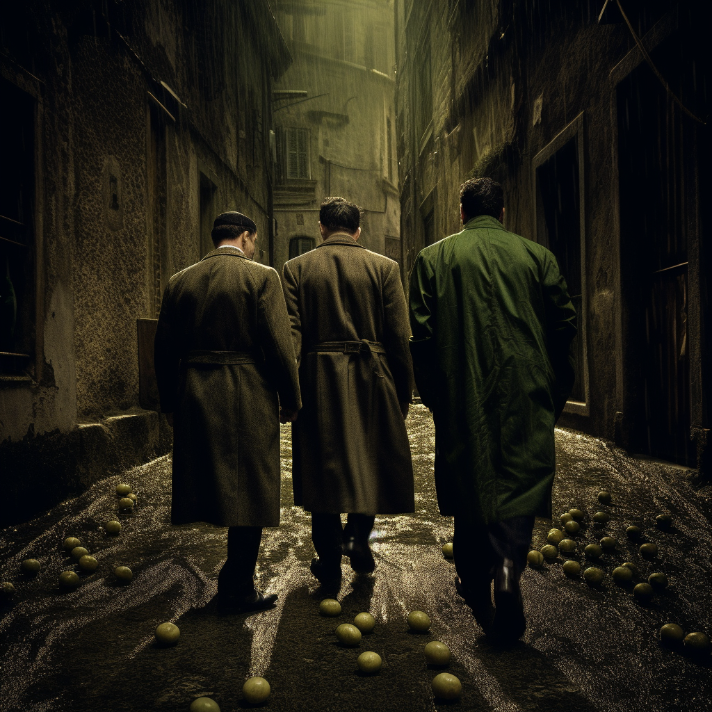 Midnight Enigma: Stylish Strangers, Olives, and a Shotgun