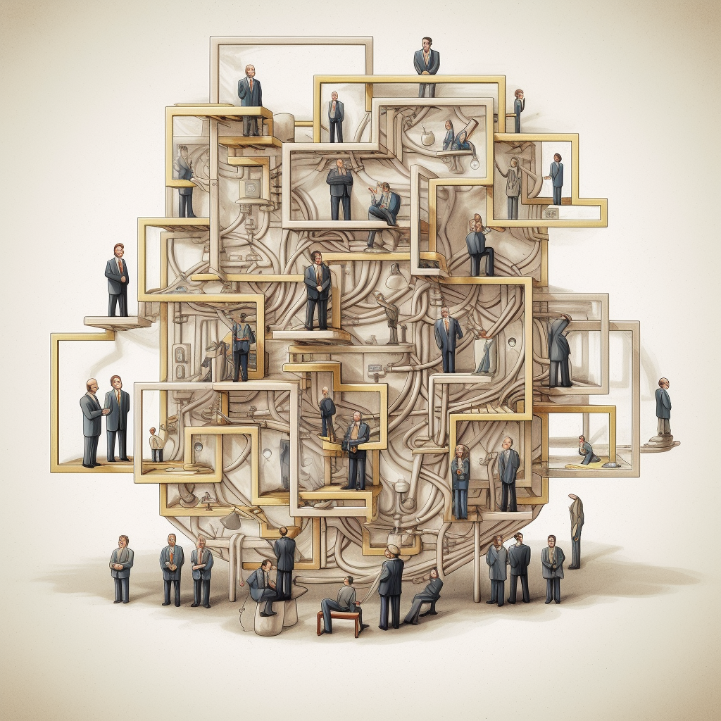 Visualizing a Transforming Organizational Structure