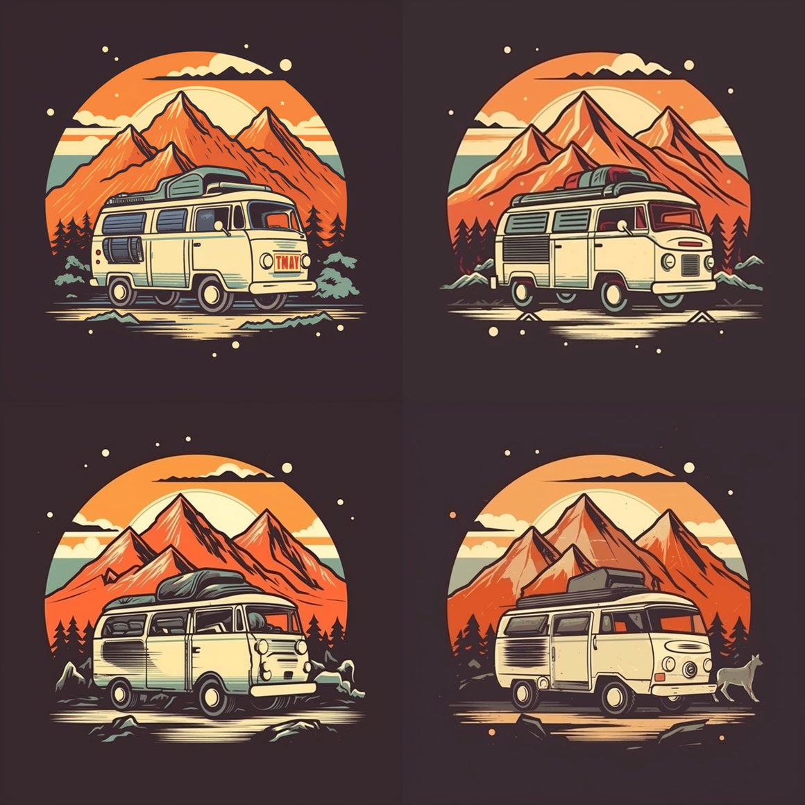 Retro Adventure: Mid-Journey ATV Camping