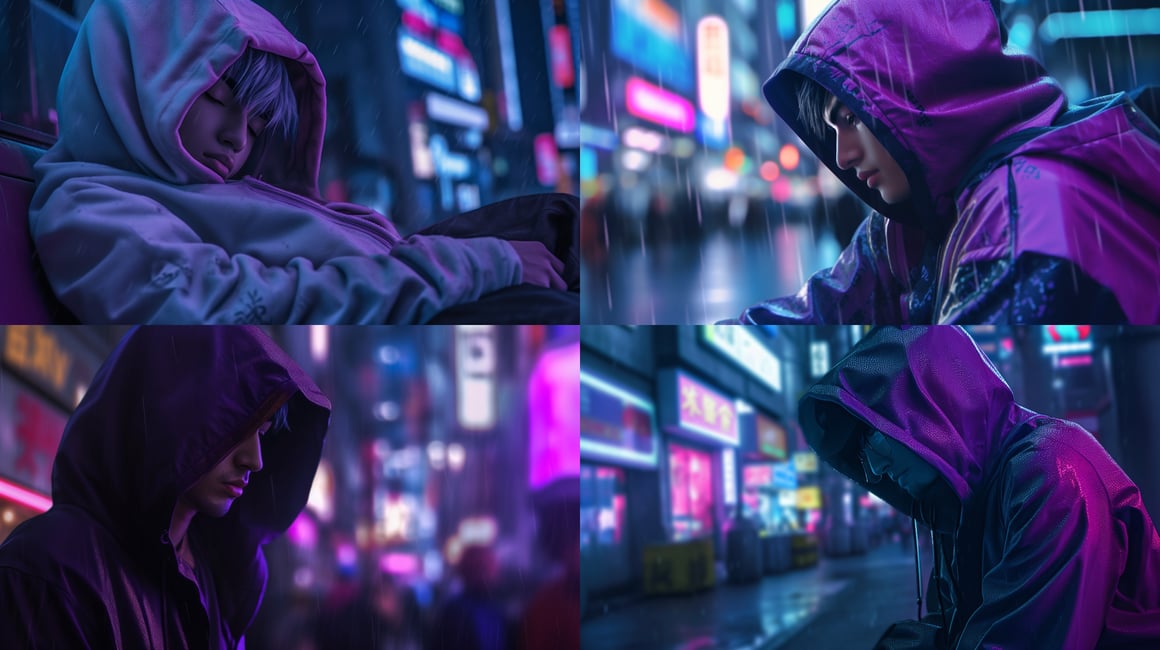 Neon Dreamer: Mid-Night Slumber in Cyber Tokyo