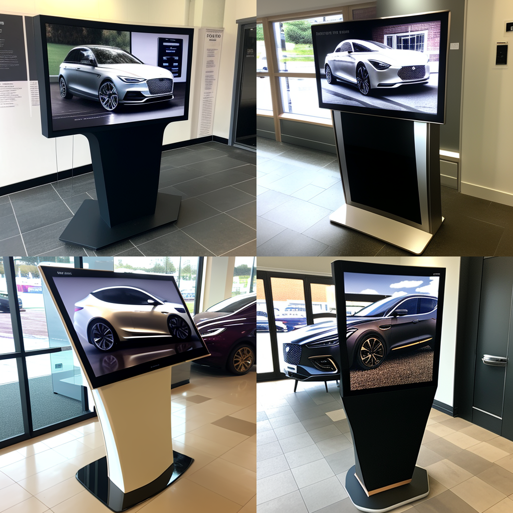 Interactive Car Showroom Touchscreen Display Prompt | NeoPrompt