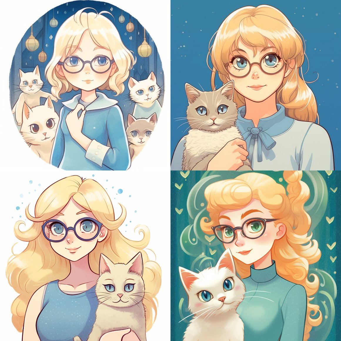 A Tranquil Ghibli-inspired Sunset Walk with a Magical Cat Companion
