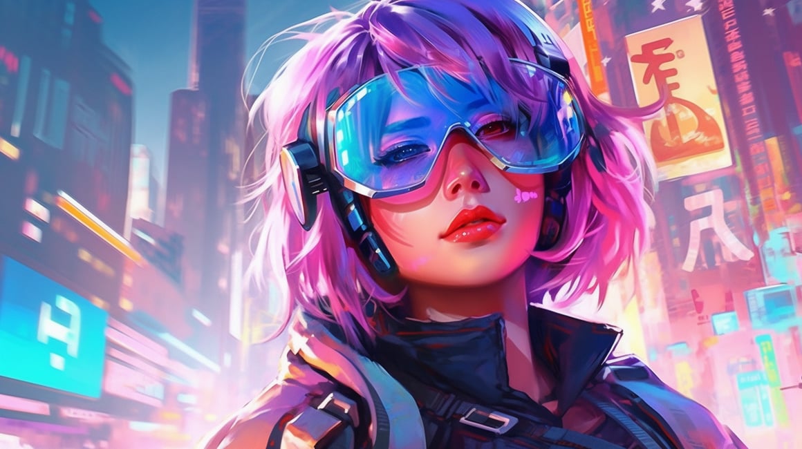 Neon Skyline: Cyberpunk Odyssey Logo v5.1