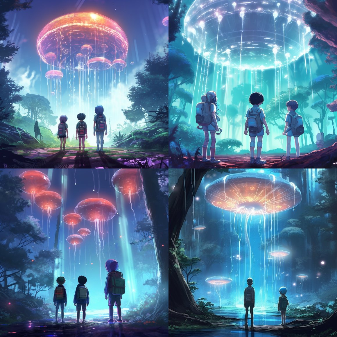 Neon Glow: An Eclectic Sky Saga