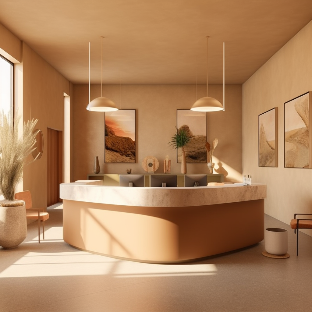 A Tranquil Spa Reception Experience