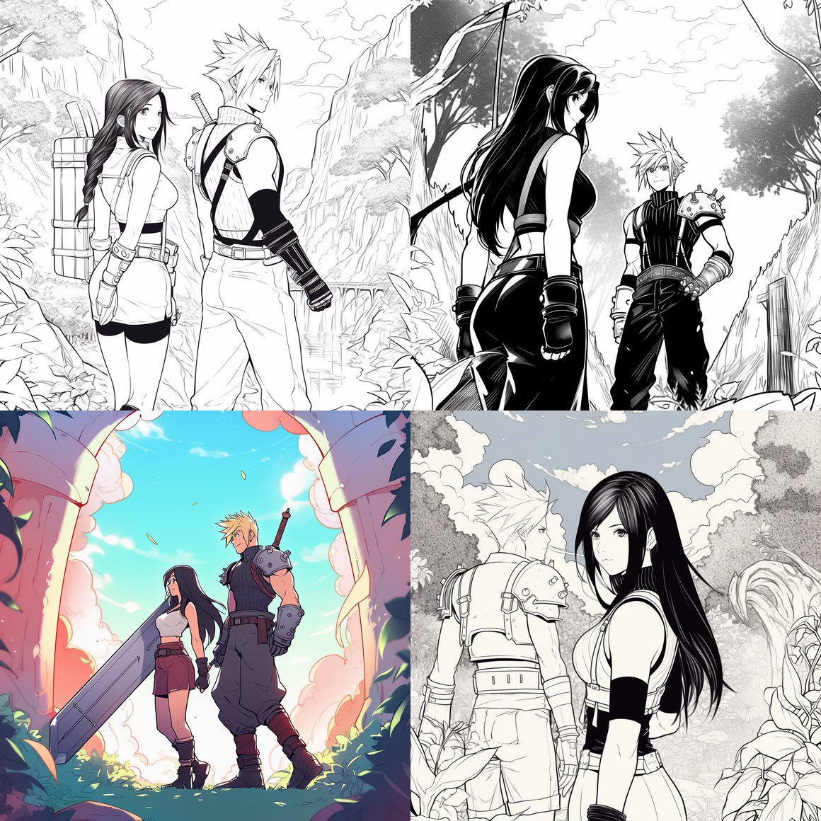 Summer Adventure - A Black and White Color-Your-Own Journey