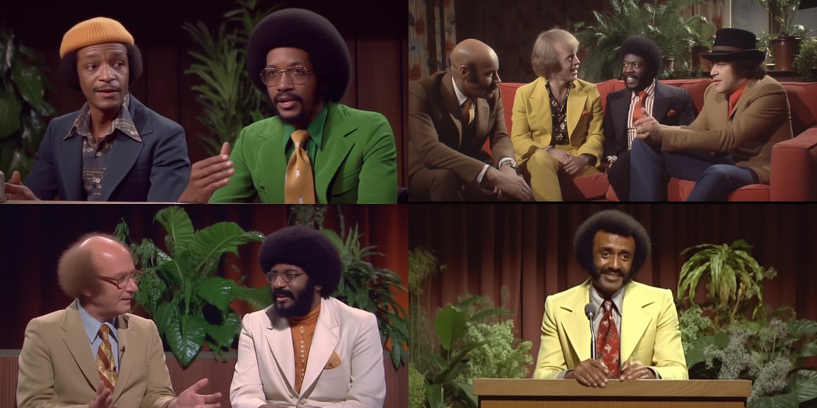 'A TV Talkshow on a Small Weird Stage in Nando's Between Ferns'