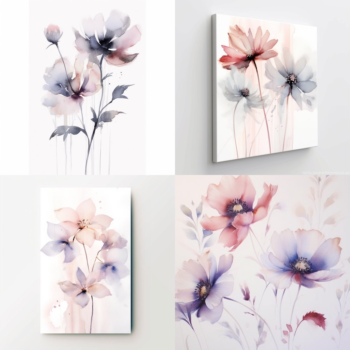 Subtle Flourish: A Watercolour Journey