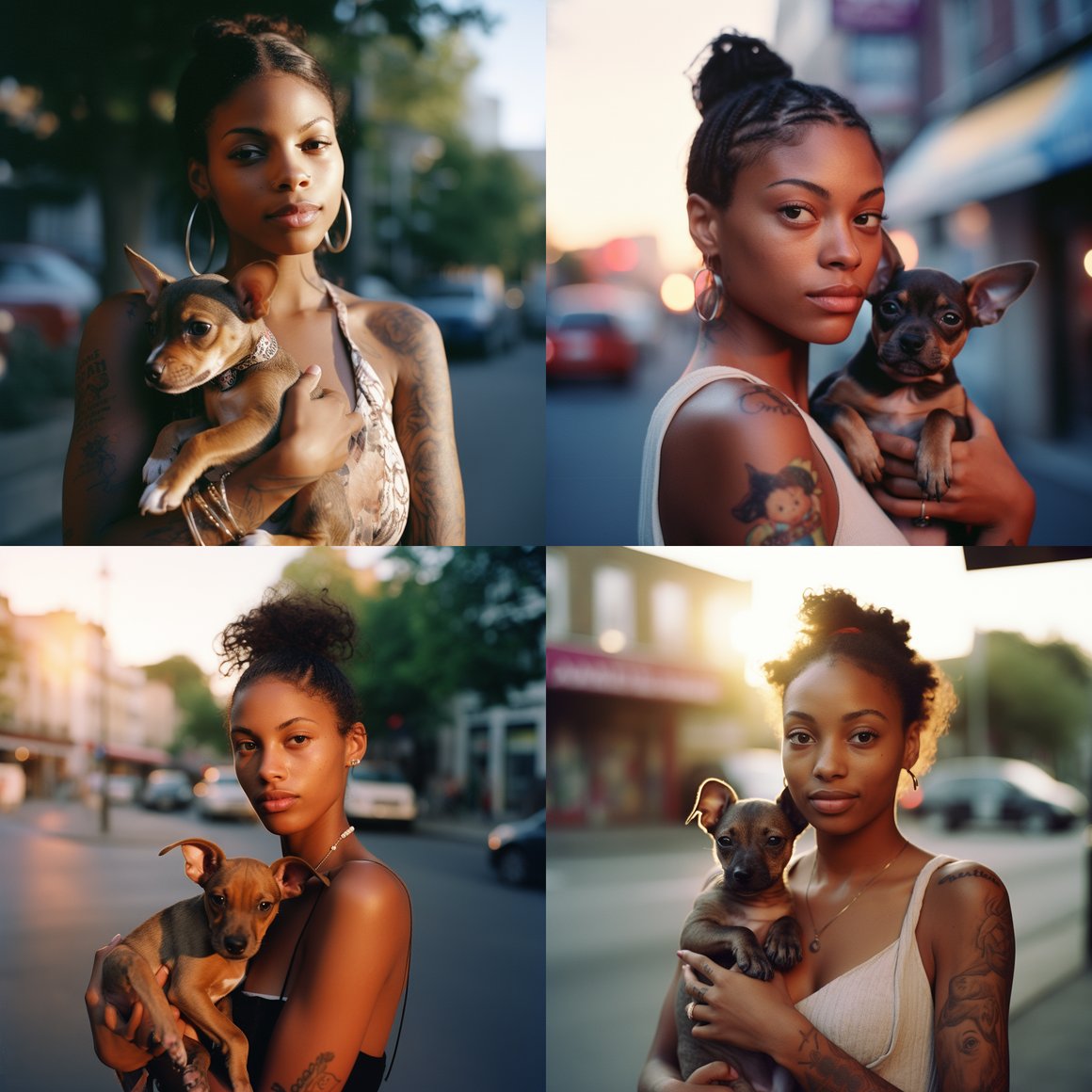 Summer Sunset Portrait: Elegance in Suburbia
