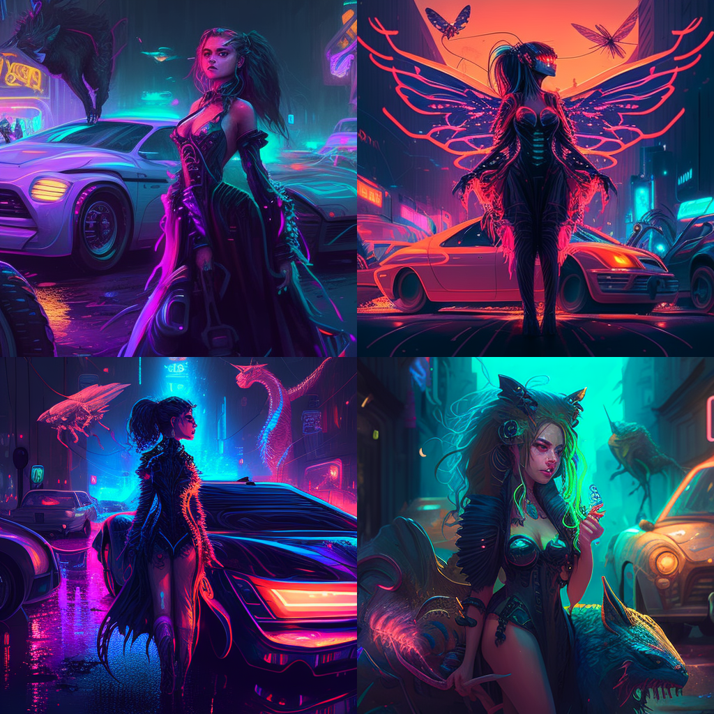 Neon Dreams: A Midway Cyberpunk Adventure