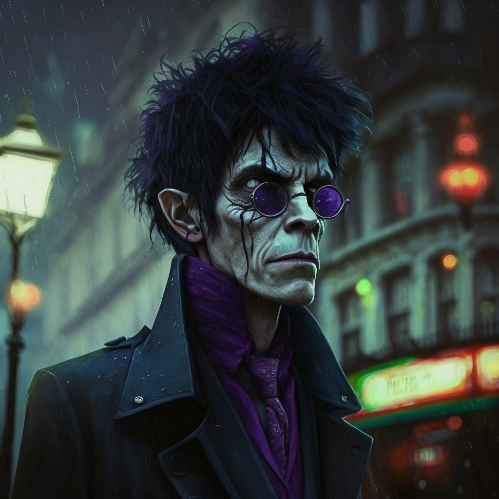 A Tim Burton-inspired Portrayal of Murdoc Niccals