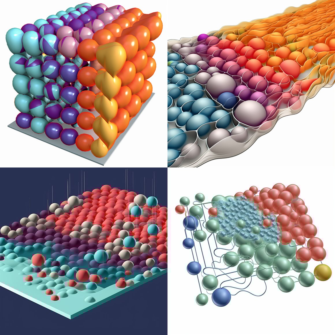Building a 2D Lipid Bilayer Model with Balls and Sticks