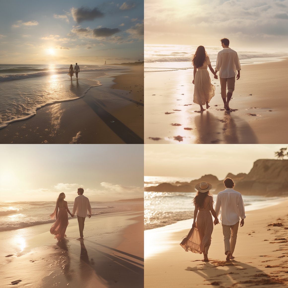 Sun-Kissed Romance: A Mid-Journey Photography Prompt