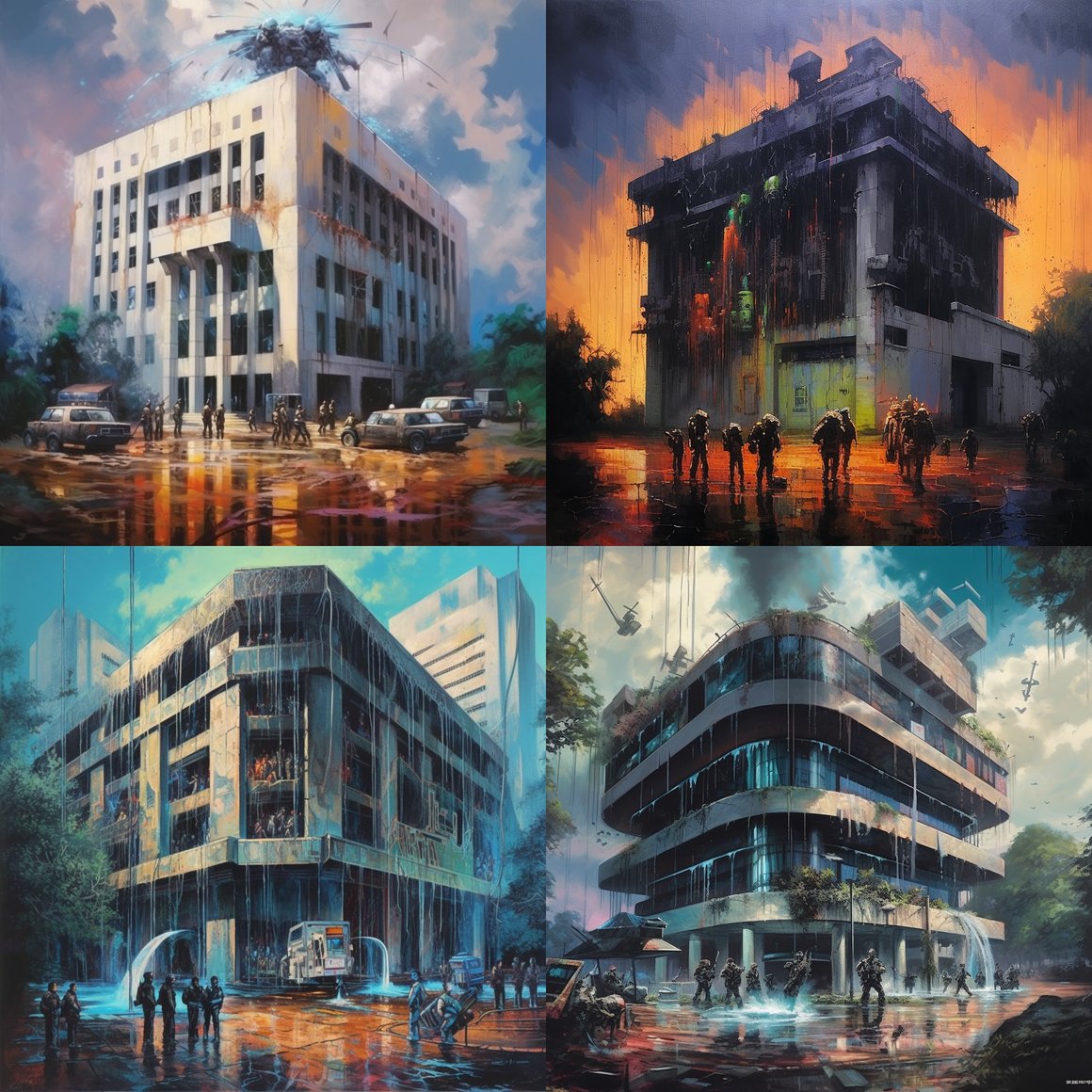 Armoured Heist in Cyberdelic Artistry