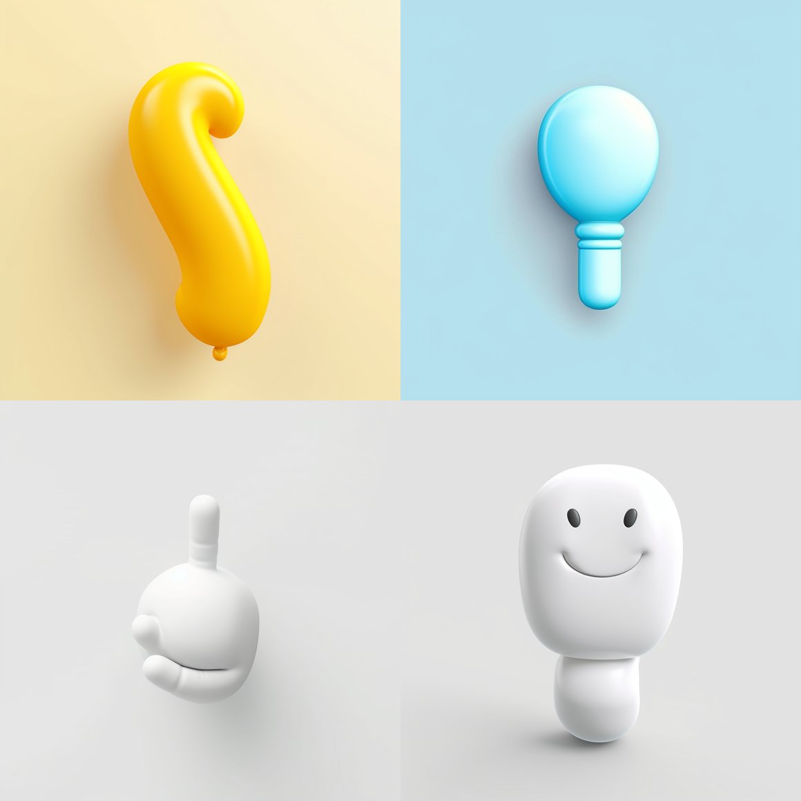 Neo-Pop Balloon Arm Emoji Journey