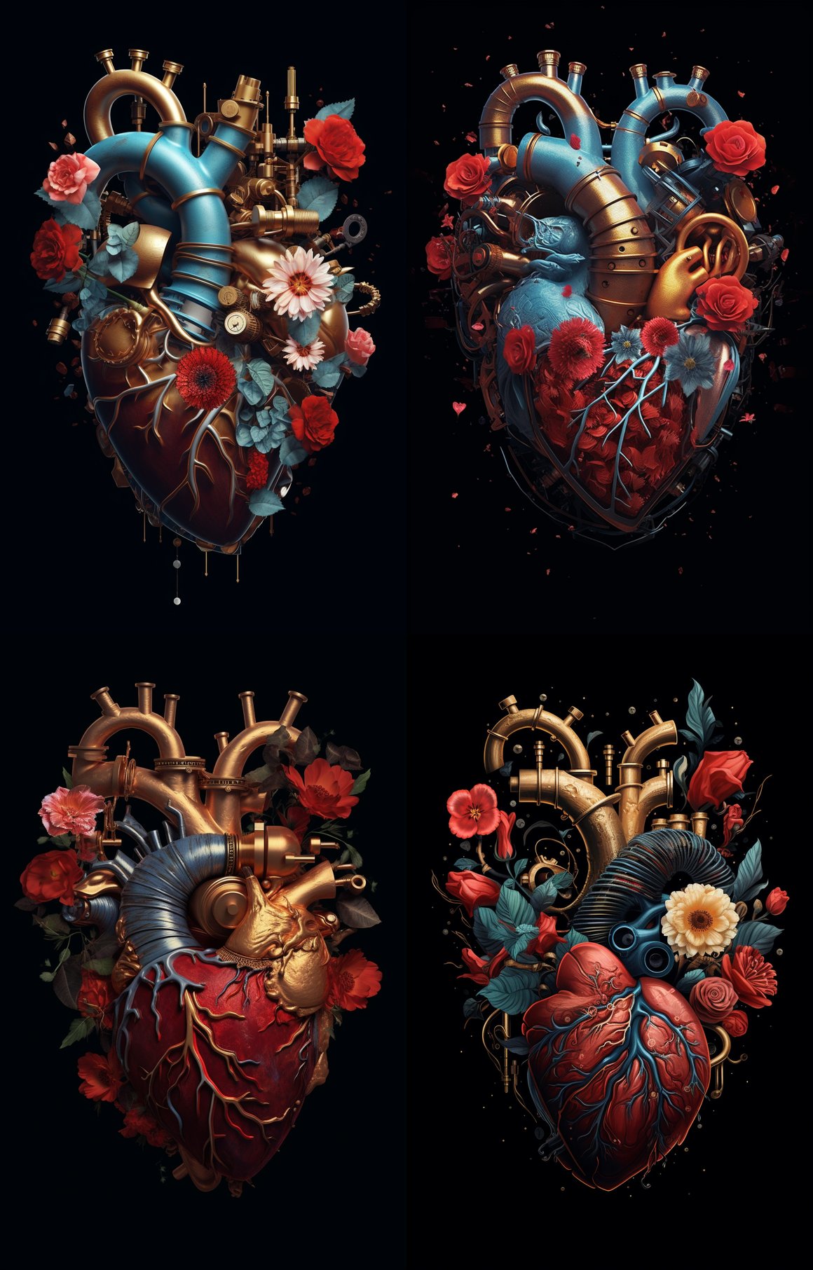 Heart Mechanica: A Floral Symphony