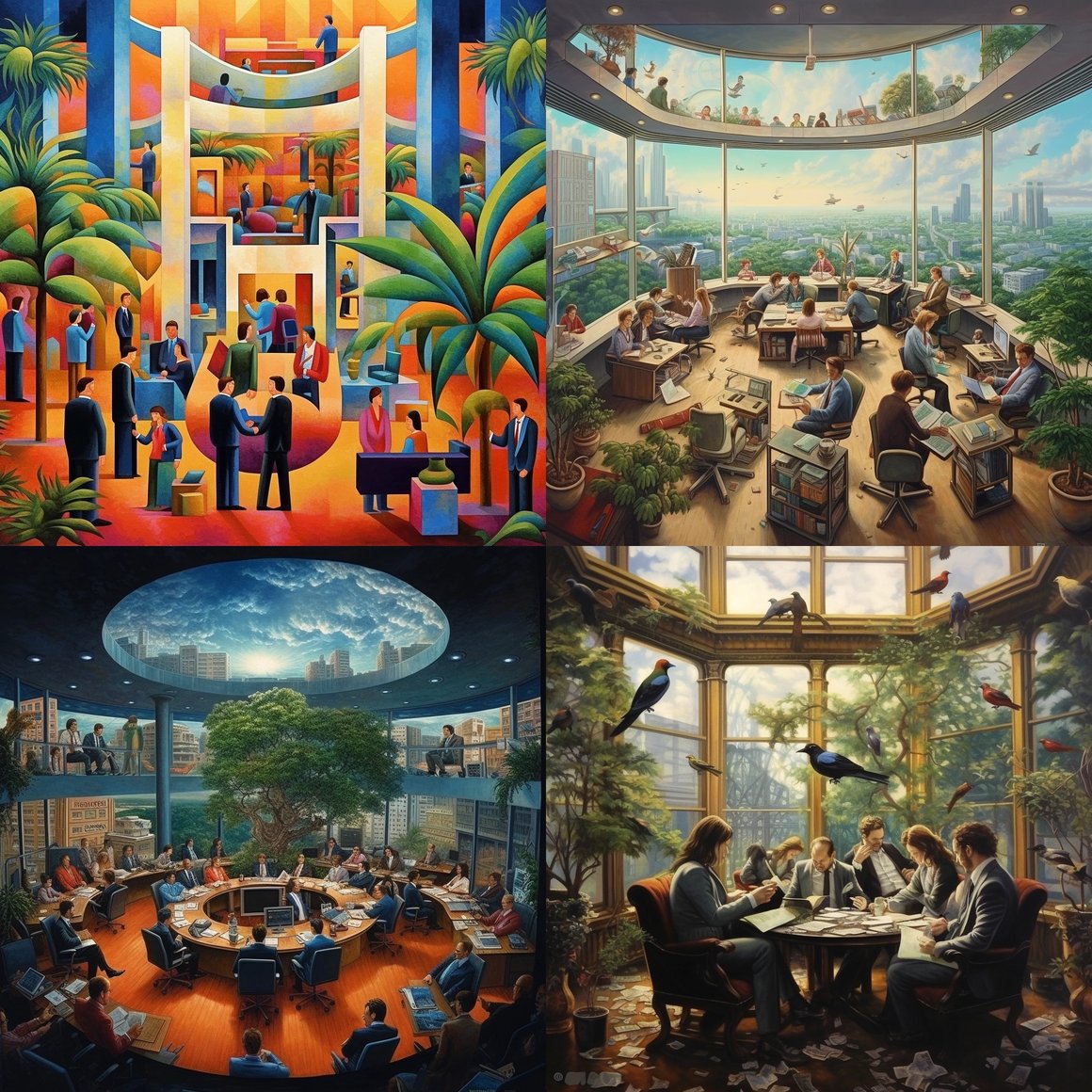 Artistic Journey through an Impressionist Painting