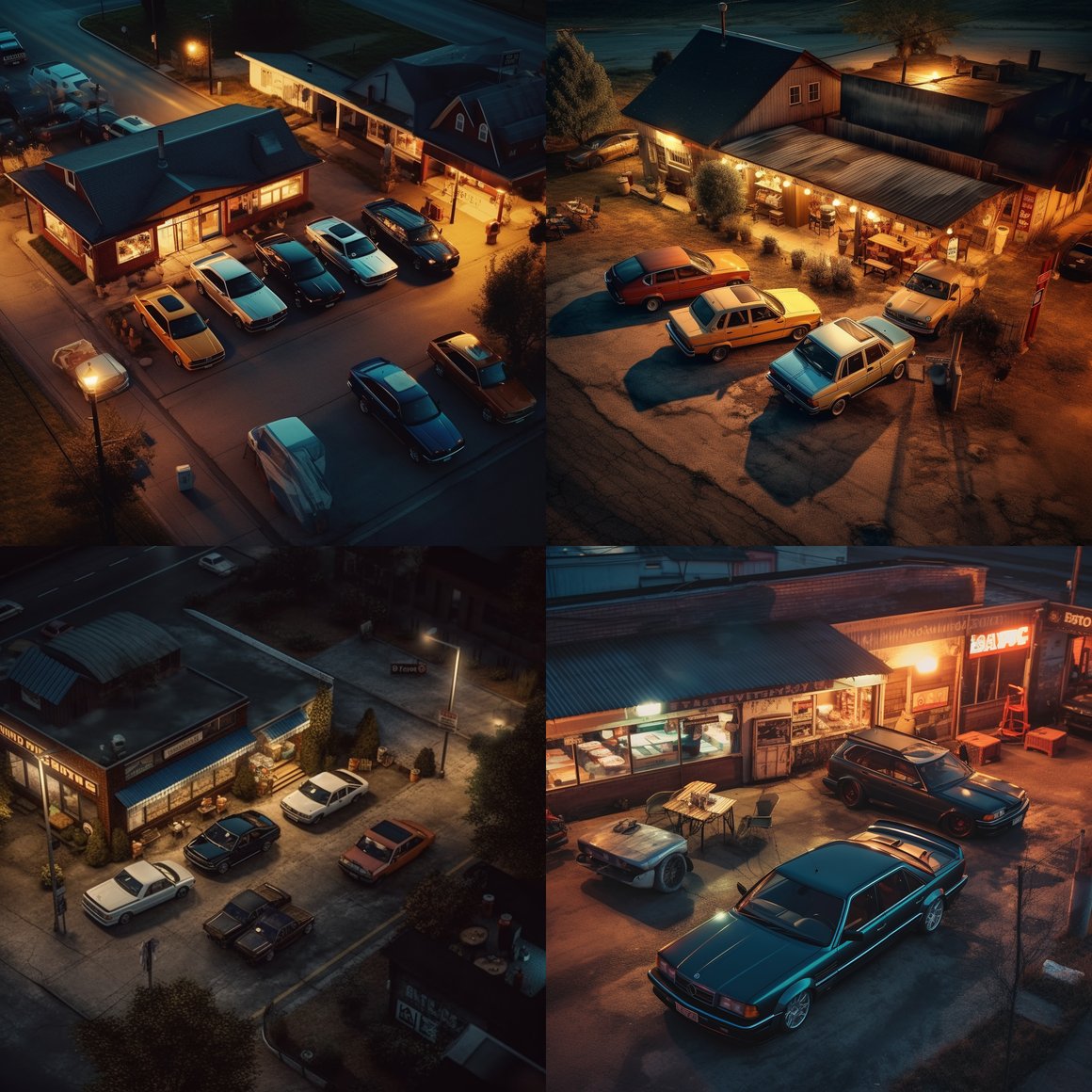 Classic Iron: A Mid-Journey Pause at a Lonely Diner