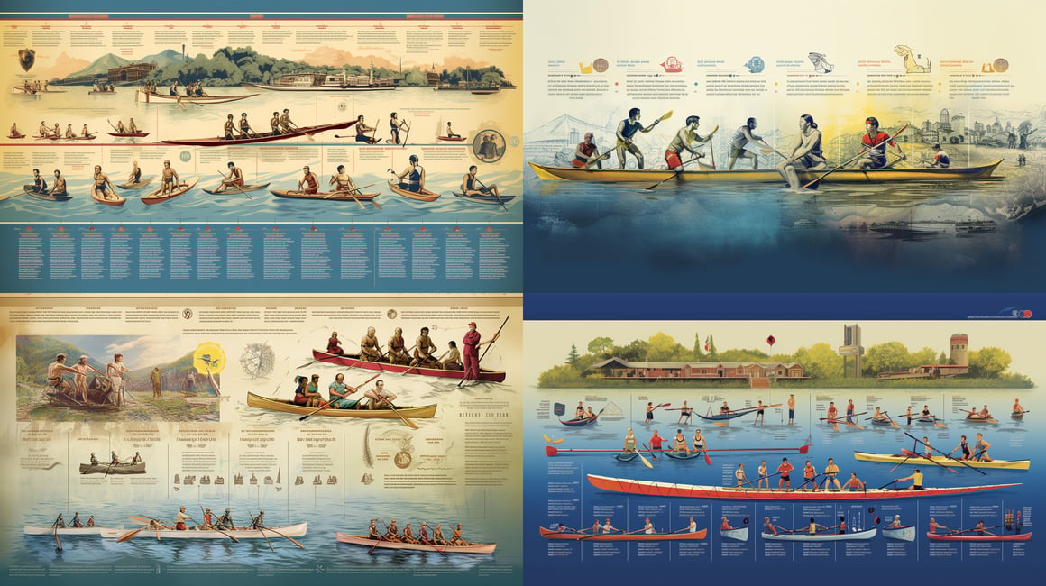 Chronicles of Rowing: An Artistic Journey Through Time