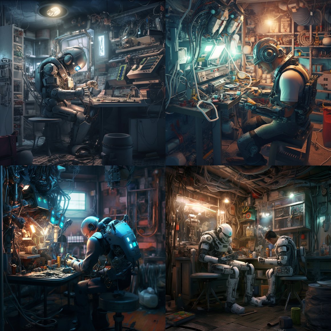 Circuit Repair in the Futuristic Robot Workshop