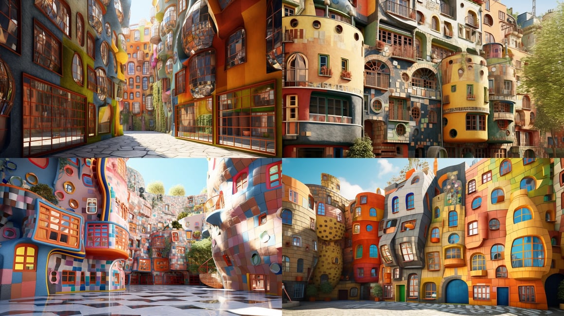 A Vibrant 3DMax Mid-Journey Rendering