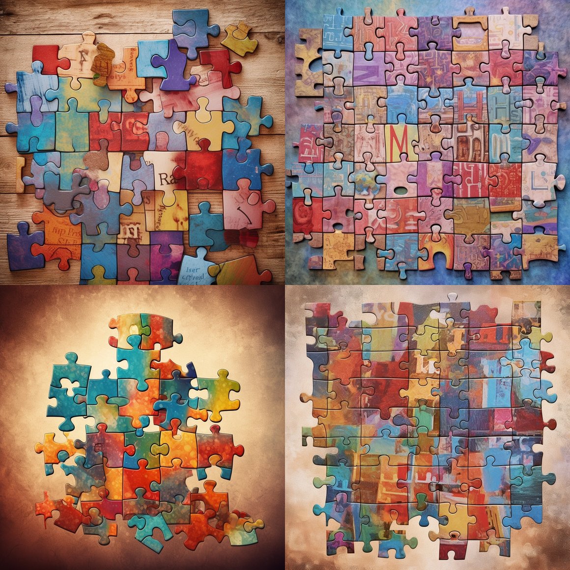 Simplistic Puzzle Pieces Image Request for Speech Therapy Exposition ...