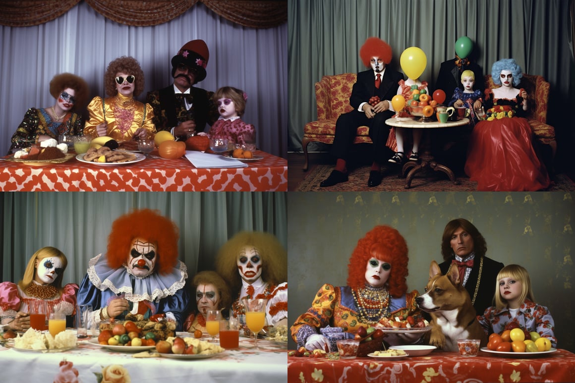A Surrealistic Interpretation of 90's American Family Life Through Conceptual Art