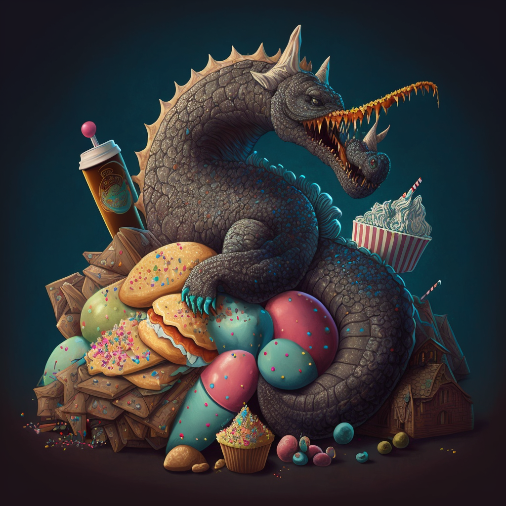 Sugar Dragon's Candy Trove: A Whimsical Halfway Stop