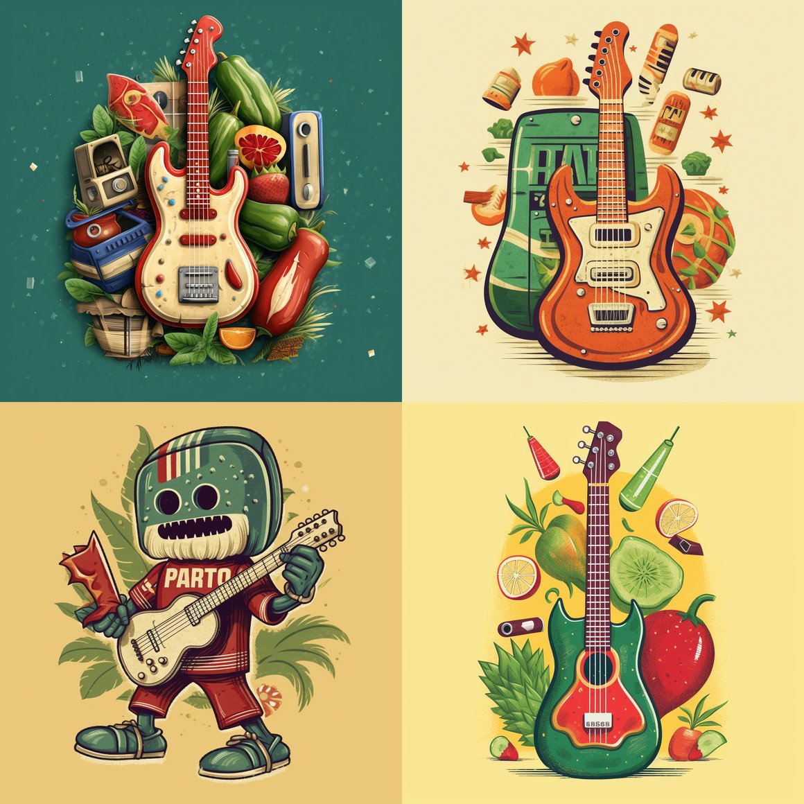 A Vector Journey Featuring Piñata and Football