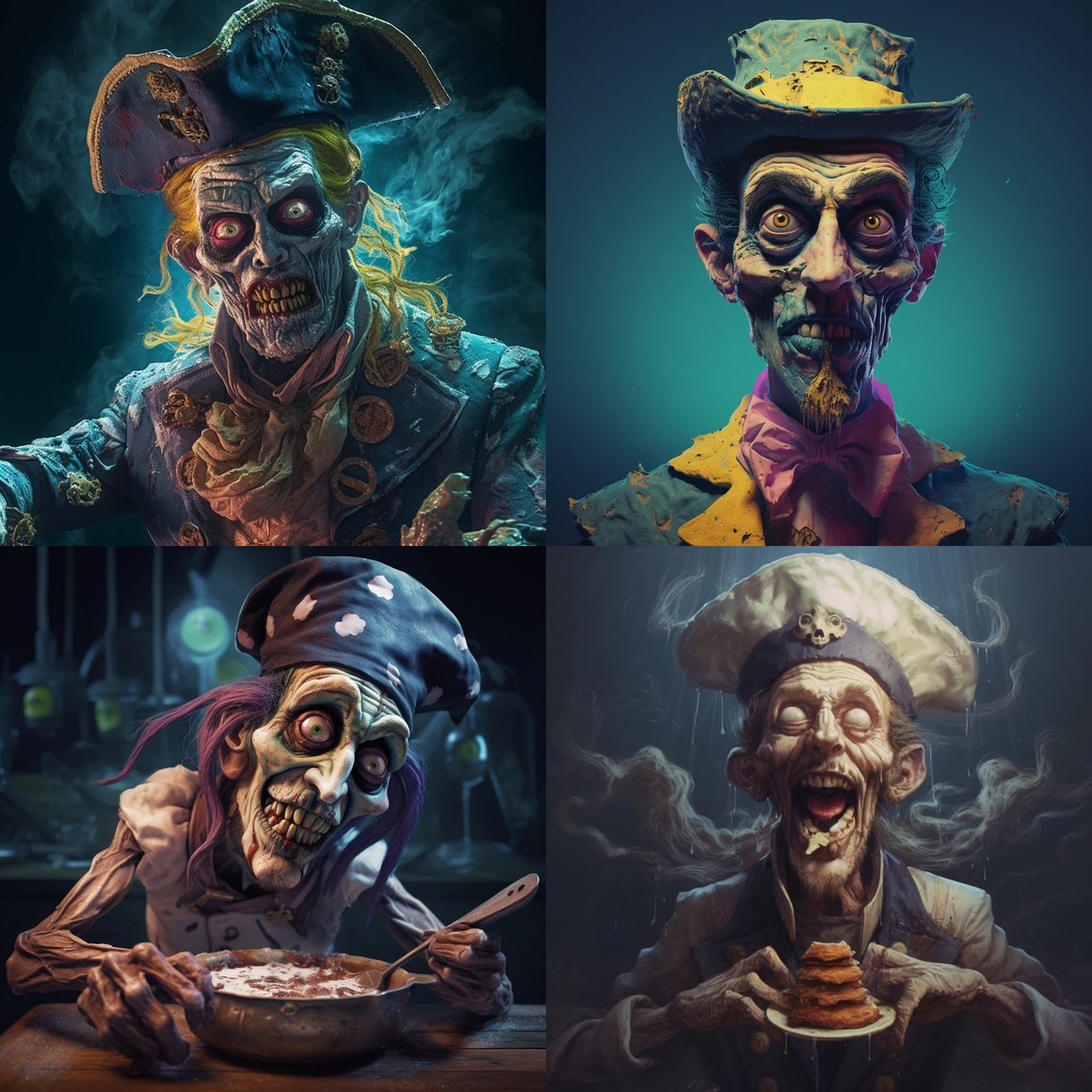 Navigating Dali's Zombie Pirate Nightmare